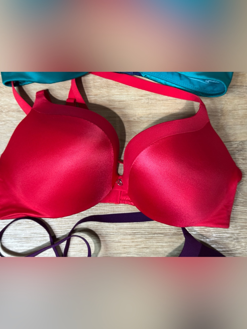 Victoria’s Secret Assorted Colors and Prints Padded Push-Up Bras Size 34B 5/$40 - Picture 4 of 12